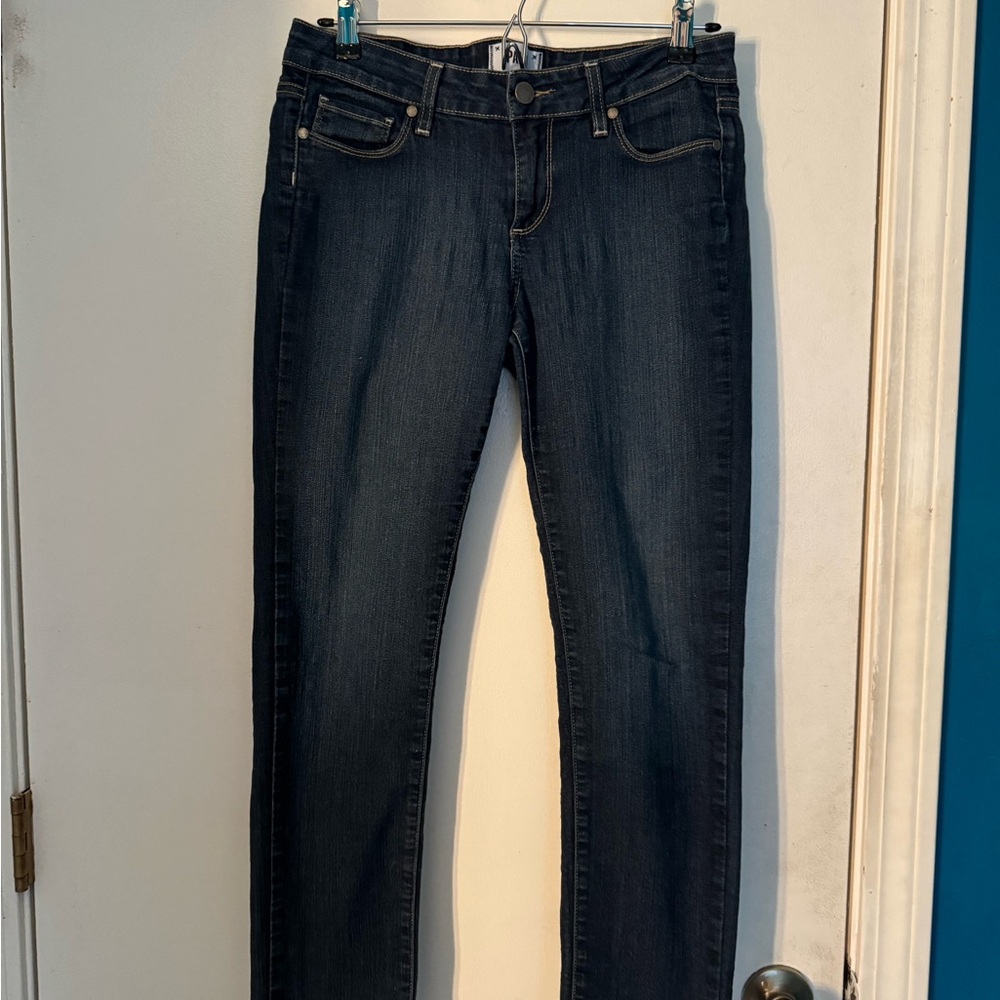 PAIGE Blue Straight Leg Jeans Classic Style. GUC